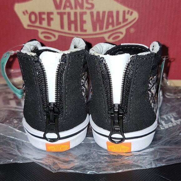 VANS Sk8-Hi Zip ProjectCAT Protect Tigers Discovery Rare ComfyCush Shoes Size 5 - Picture 9 of 11